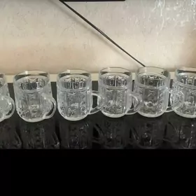 Хрустальные стаканы 6шт