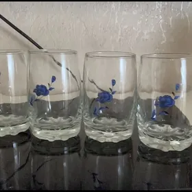 Винтажные стаканы 4 шт