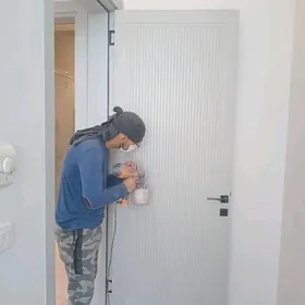 Покраска дверей,Gapy kraskalam