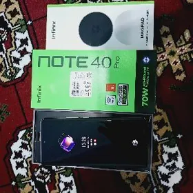 Infinix note 40 pro 12+12/256