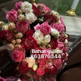 Guller,roza,buket,sowgat