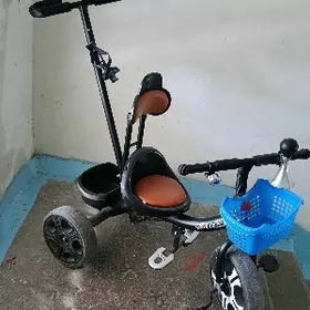 велосипед с ручкой