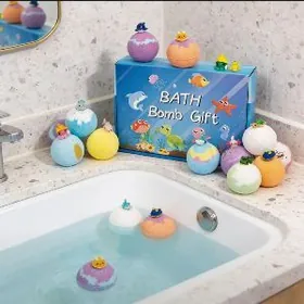 бомбочки для ванны с игрушками