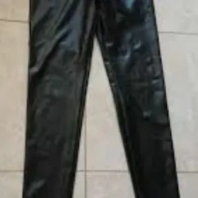 кожаные  леггинсы