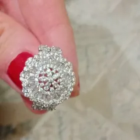 кольцо серебряное