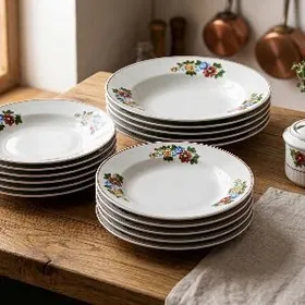 сервиз букет цветов ссср