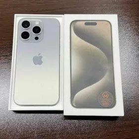 Iphone 15 pro silver titan