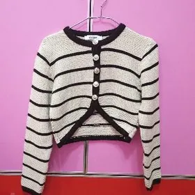 укороченный кардиган