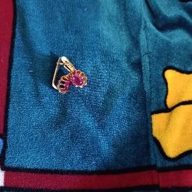 золотые серьги