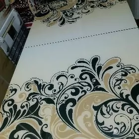 Стол стеклянный раздвижной