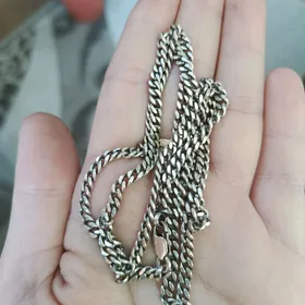 цепь серебро