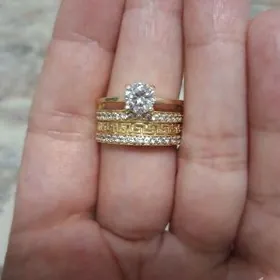 gyzyl çaýylan kümüş ýüzük