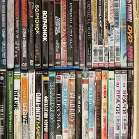 диски игр фильмов и тд