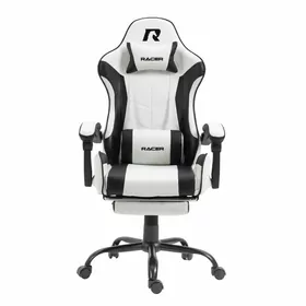 Kreslo Игровое кресло Racer Casper (Черно-белое)