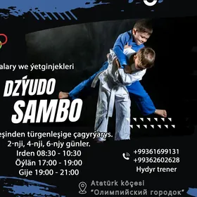 Judo öwretýäris.Sambo/Дзюдо