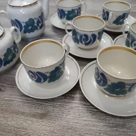 набор чашки с чайником