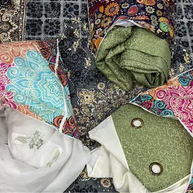 Длинные двухслойные шторы