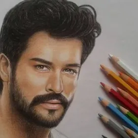 reñkli galamda çekilen surat