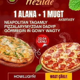 Pizza neopolitan pizza +1