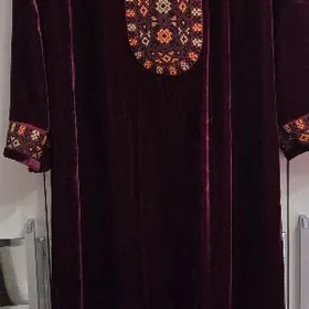 Gyzyl türkmen köýnek