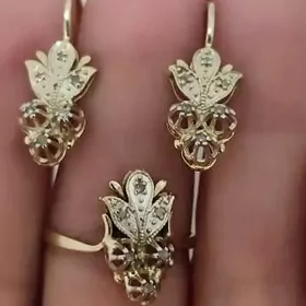 gyzyl komplekt BRILLIANT