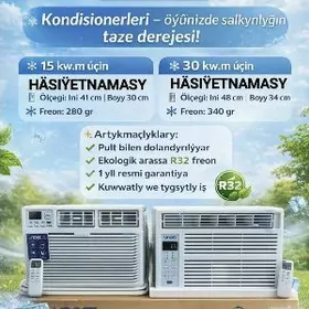 AŸNADA GOŸULŸAN KONDISIONERLAR