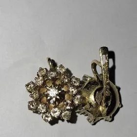 серьги золотые