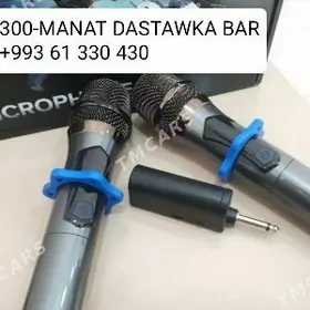 mikrofon biltuzly iki mikrofon