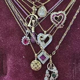 золотые подвески