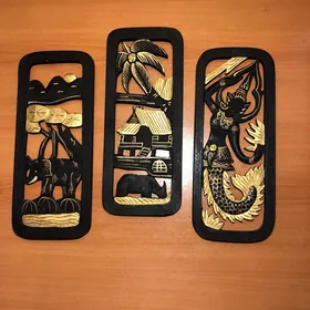 Деревянное панно Тай