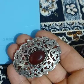 kümüş broşka брош