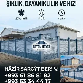 beton zabor hayat