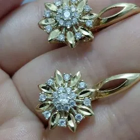 Серьги золотые