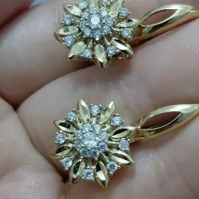 Серьги золотые