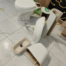 раковину и унитаз б/у копмлект