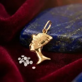 золотой кулон российский