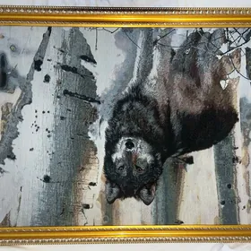 Картина  Тканая