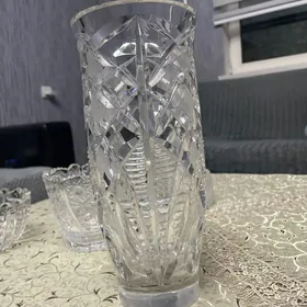 ваза хрустальная