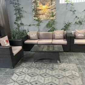 Комплект мебели из  ротанга