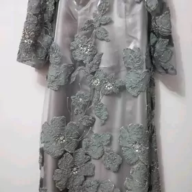 Вечернее платье и Серги колье