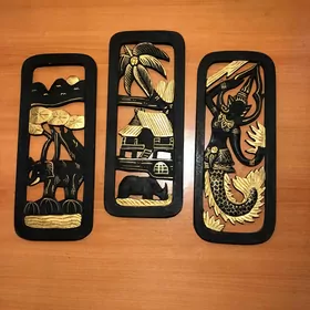 Деревянное панно Тай