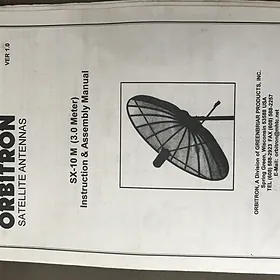 Gara setka sputnik antena "Orbitron"