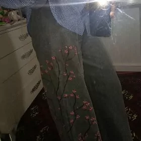 джинсы сакураки 