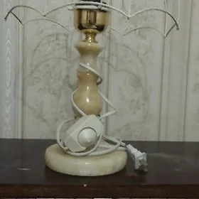 лампа настольная камень оникс