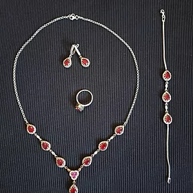 hurrem komplekt, kumush yuzuk