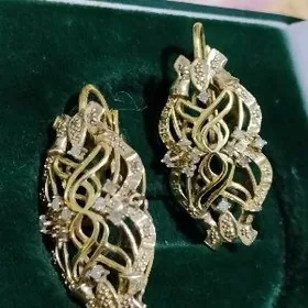 gyzyl gulakhalka syrga