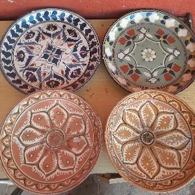 глиняные чаши с глазурью