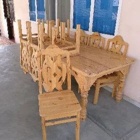 stol stul 8 oturgucly