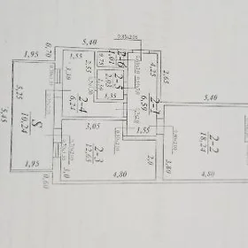 Gokdepe 2 etaz 2 komnat