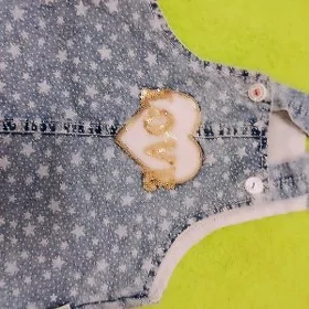 детские джинс платье